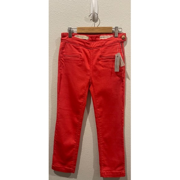 PILCRO AND THE LETTERPRESS High Rise Red Orange Legging - Picture 1 of 5